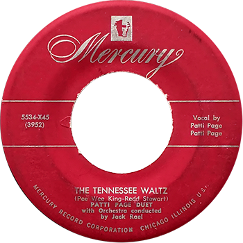 Patti Page "Tennessee Waltz" 45